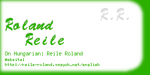 roland reile business card